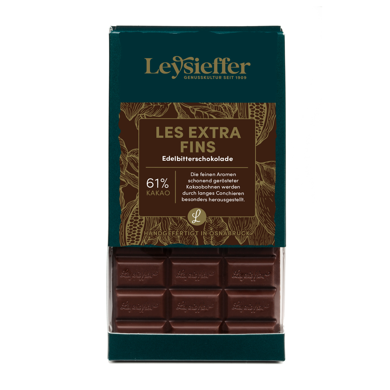 Edelbitter-Schokolade "Les extra Fins"